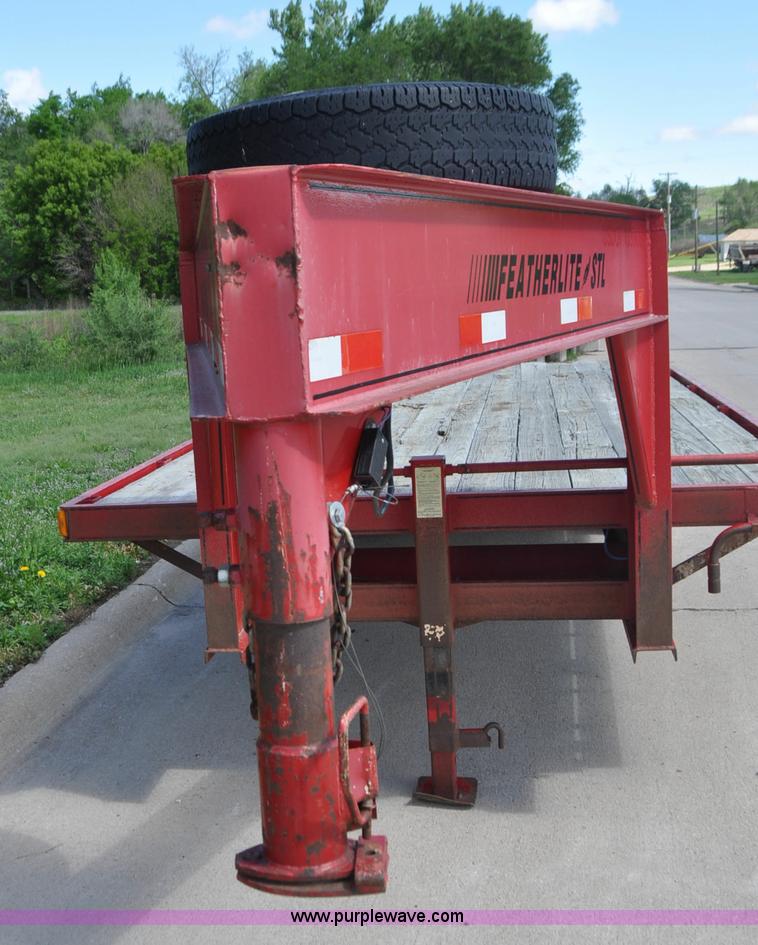 image for item F2465 1998 Featherlite STL equipment trailer
