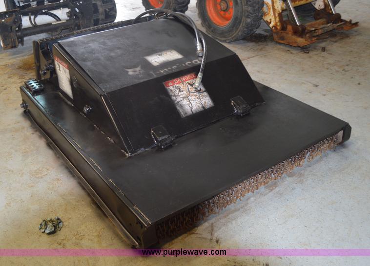 image for item G3594 Bobcat Brushcat 60 rotary mower skid steer attachment