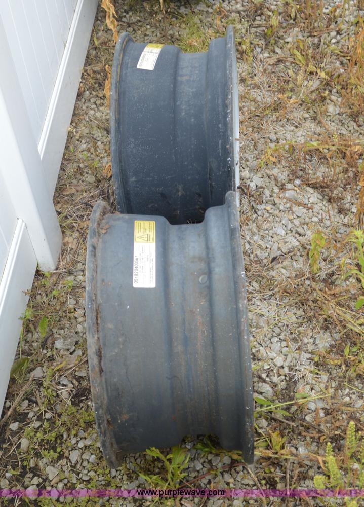 image for item G3596 (2) skid steer wheels