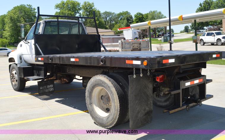 image for item G3608 1997 Chevrolet C7500 flatbed truck