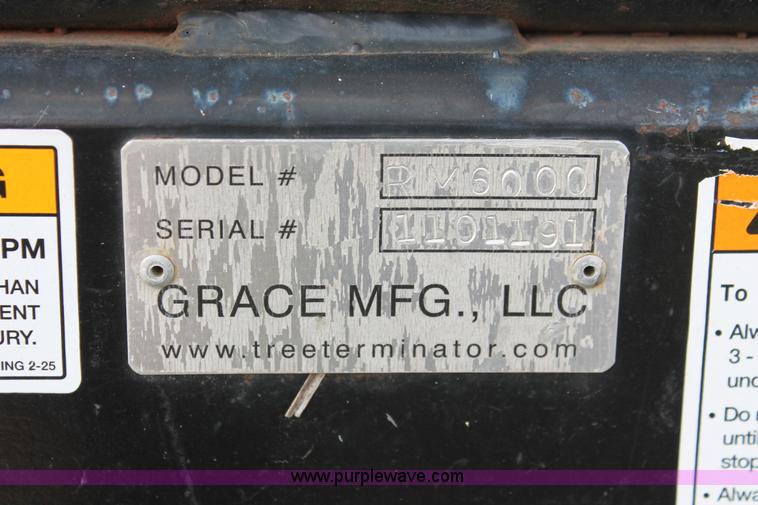 image for item H5802 Grace RM6000 Tree Termination rotary mower attachment