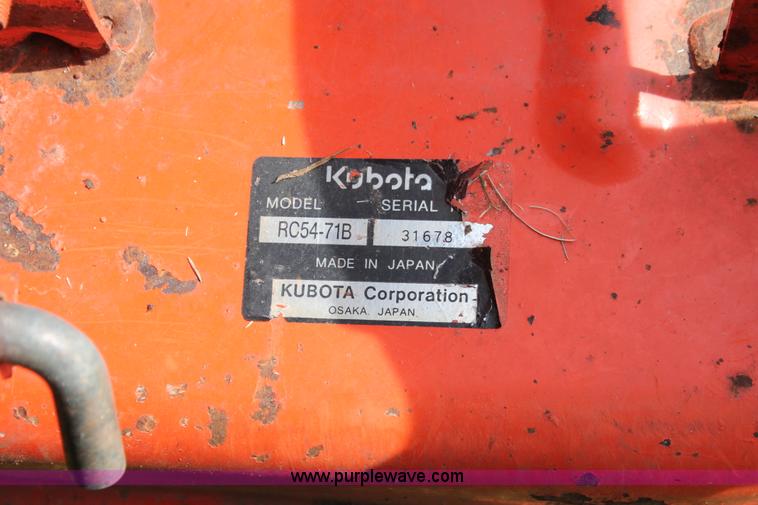 image for item H5803 Kubota B7100 MFWD utility tractor