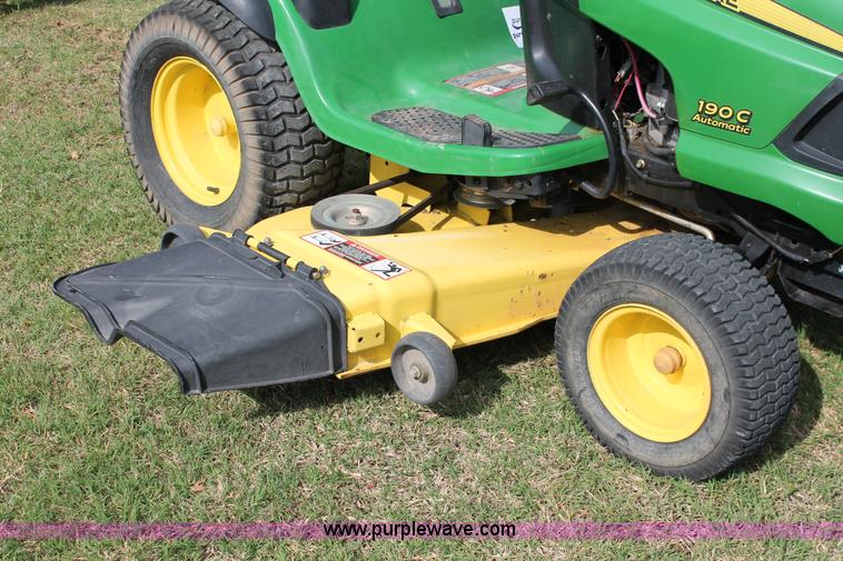 image for item H5804 John Deere 190C lawn mower