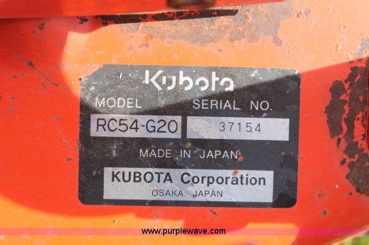 image for item H5805 Kubota G1900 lawn mower