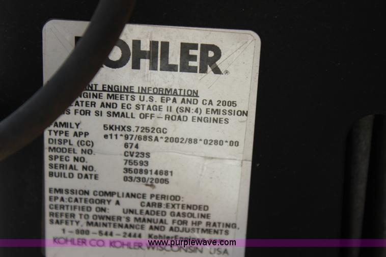 image for item I1656 2005 Cub Cadet LT1046 lawn mower