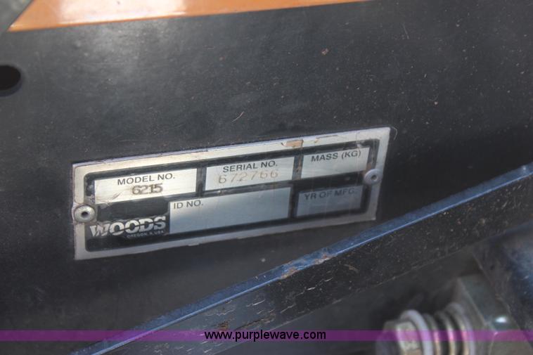 image for item I1658 Woods 6215 ZTR lawn mower