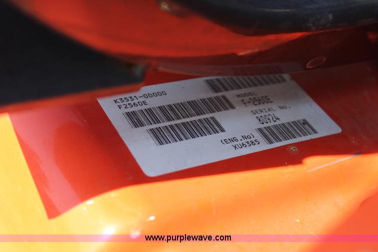 image for item I1659 2000 Kubota F2560 lawn mower