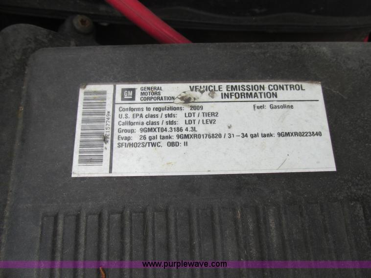 image for item K5064 2009 GMC Sierra 1500 pickup truck