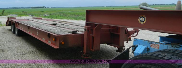 image for item K8093 1998 Belshe T10 equipment trailer