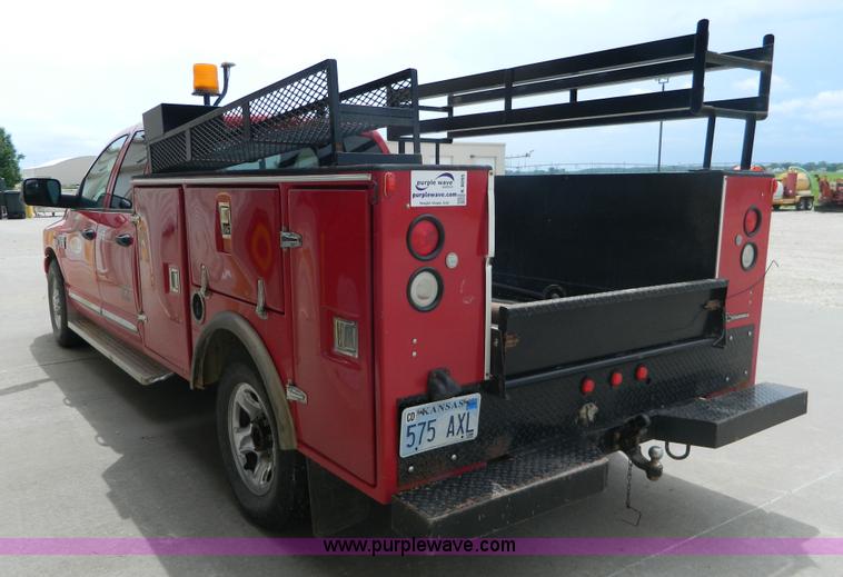 image for item K8095 2009 Dodge Ram 2500 Quad Cab utility truck