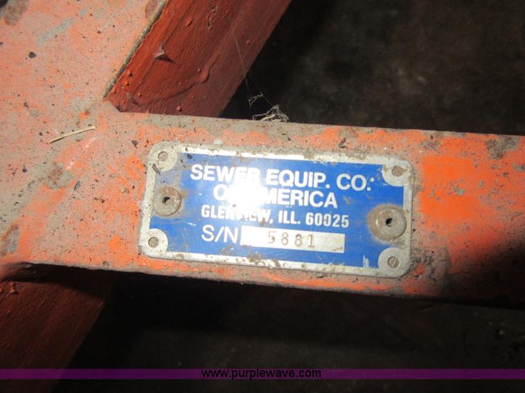 image for item BA9275 Sewer Equipment Co. of America 2500 man hole cable sweep