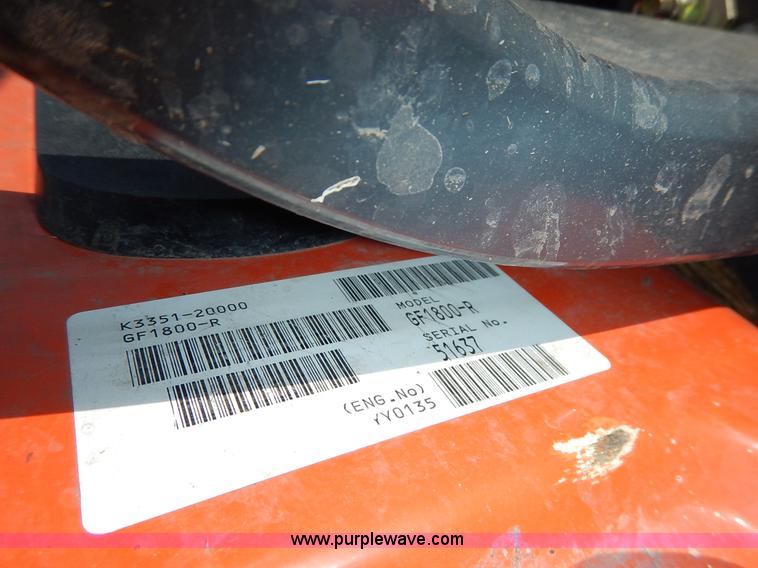 image for item BC9343 Kubota GF1800 lawn mower