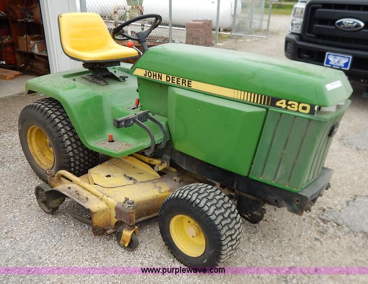 image for item BC9476 John Deere 430 lawn mower