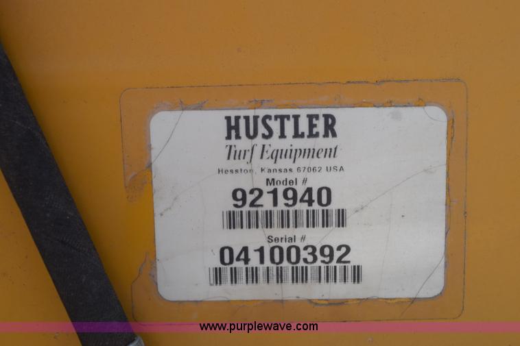 image for item BG9972 Hustler snow blower attachment