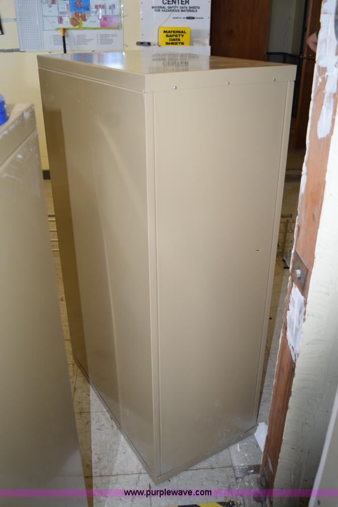 image for item BG9974 (5) Fire King four drawer filing cabinets