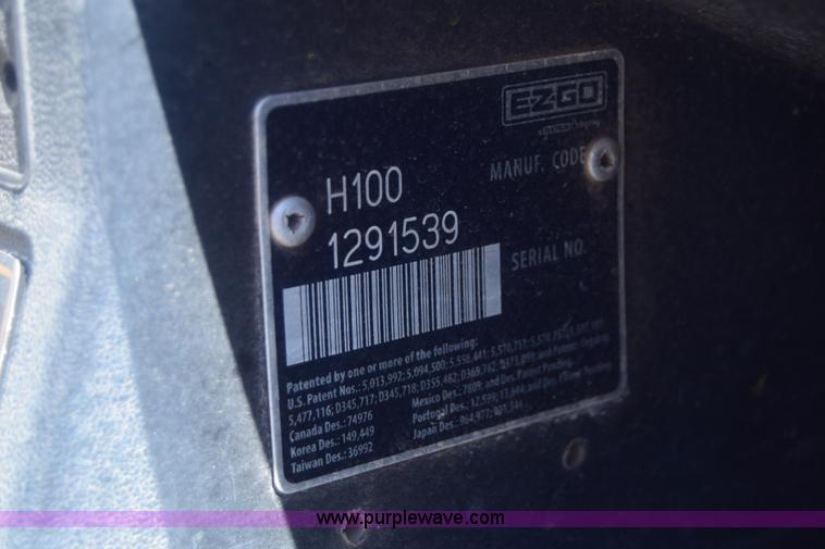 image for item BM9877 EZ GO golf cart