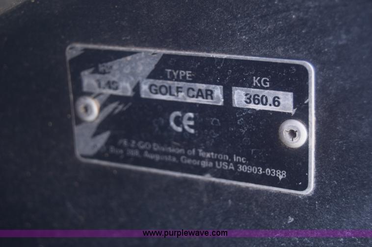 image for item BM9878 EZ GO golf cart