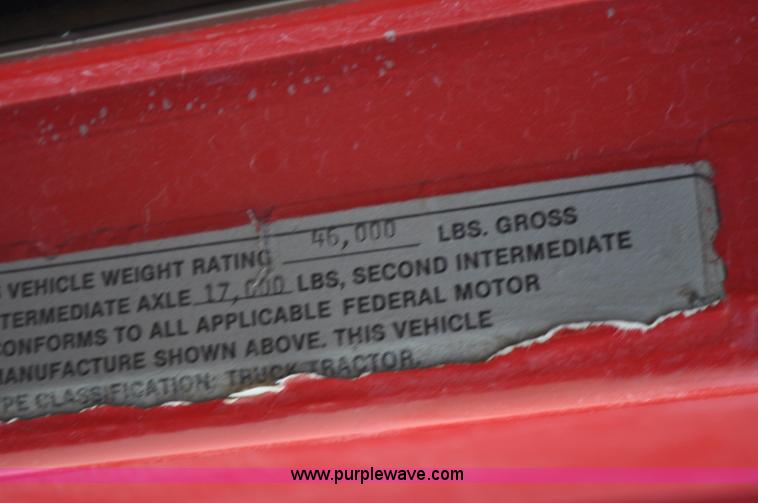 image for item F2466 1984 Freightliner FLC fire truck