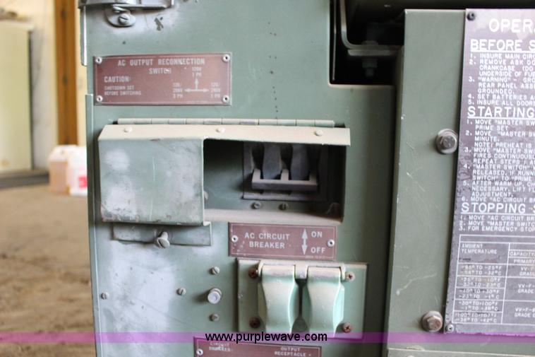 image for item F7805 1975 Onan generator