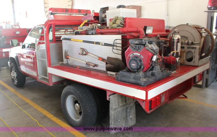 image for item F7879 1995 Chevrolet Cheyenne 3500 brush fire truck