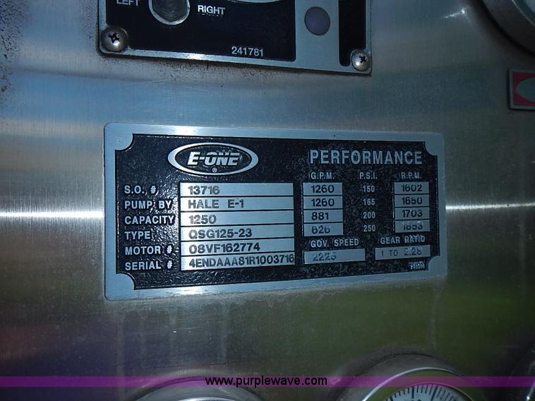 image for item J1232 1994 Hurricane fire truck