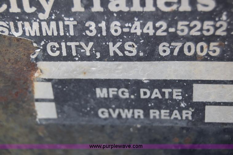 image for item J6635 1999 Utility trailer