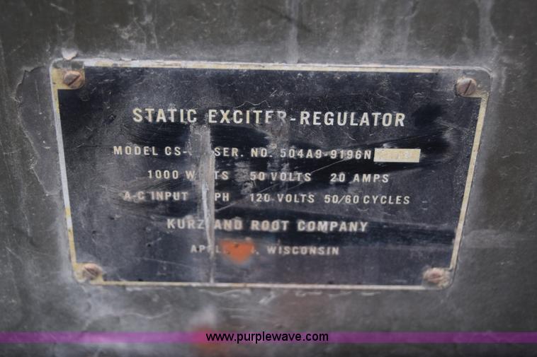 image for item J6680 Fermont military generator