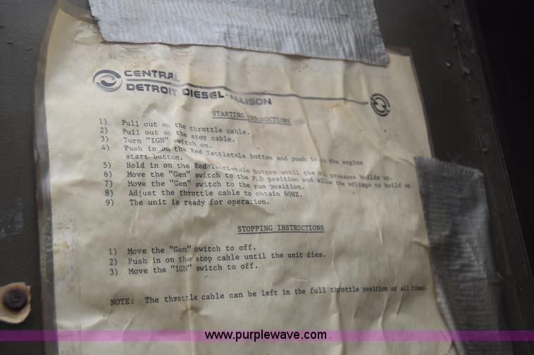 image for item J6680 Fermont military generator