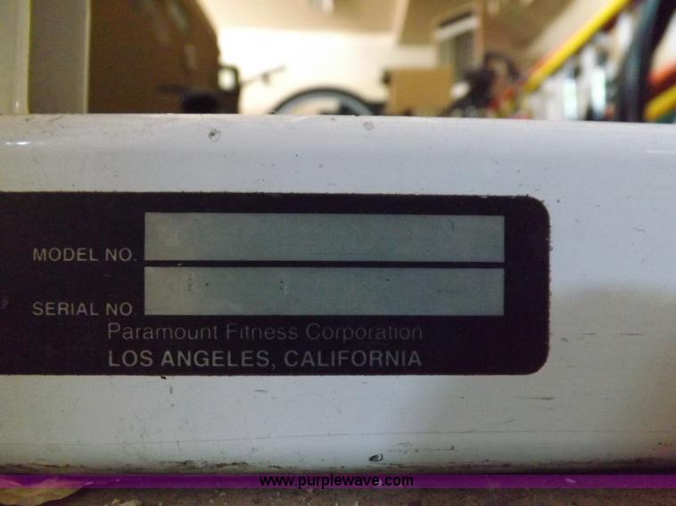 image for item K3974 Paramount fitness vertical butterfly