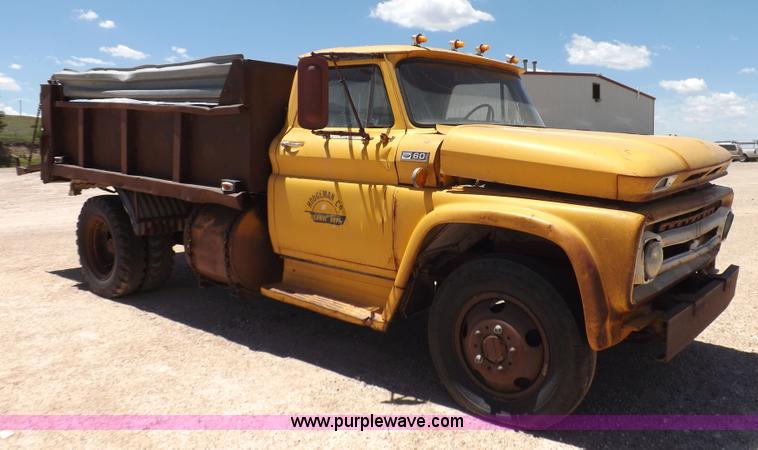 image for item K3985 1965 Chevrolet C60 dump truck