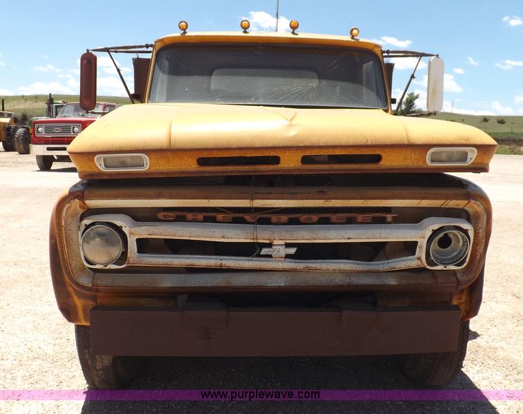 image for item K3985 1965 Chevrolet C60 dump truck