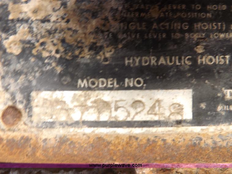 image for item K3985 1965 Chevrolet C60 dump truck