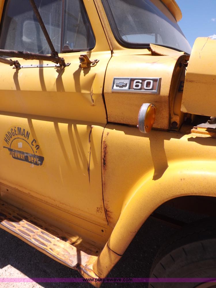 image for item K3985 1965 Chevrolet C60 dump truck