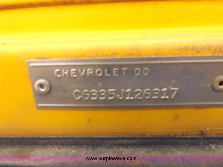 image for item K3985 1965 Chevrolet C60 dump truck