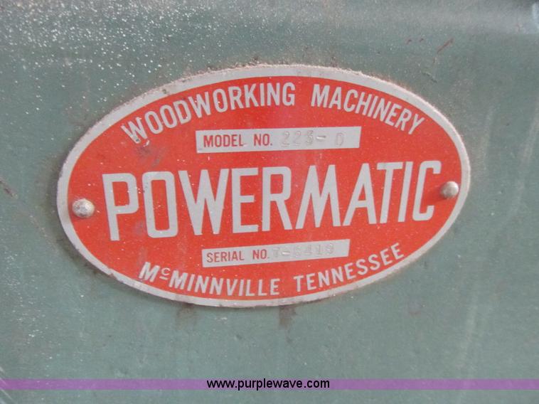 image for item K5684 Powermatic 223D planer