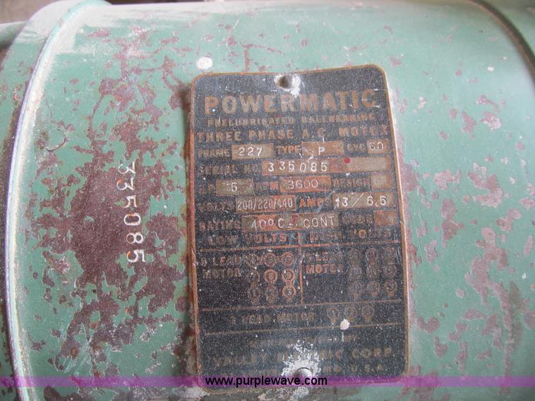 image for item K5684 Powermatic 223D planer