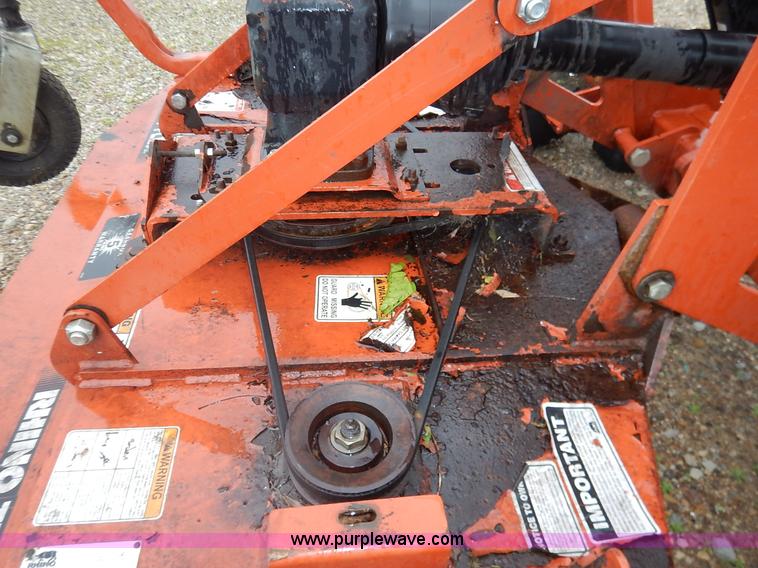 image for item K7492 2009 Rhino TX135A Turf Flex batwing mower