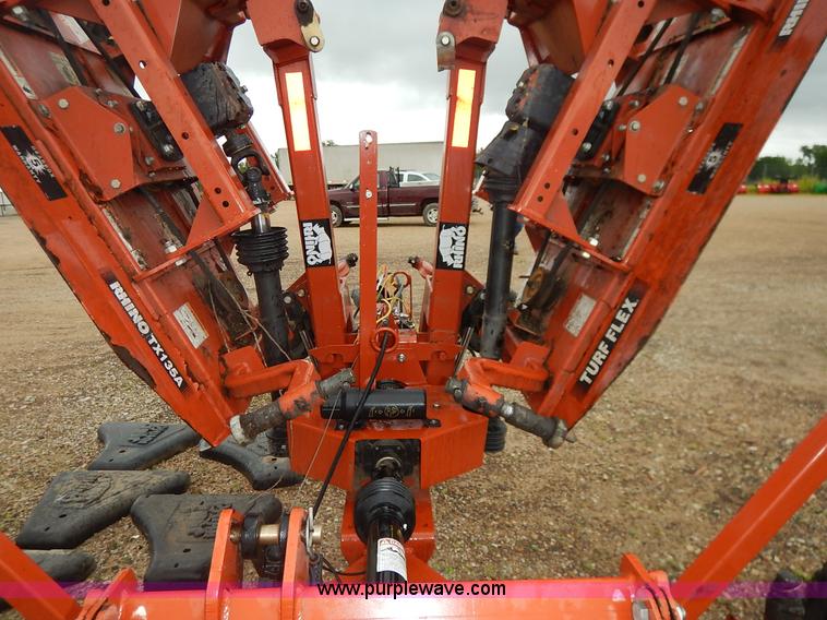 image for item K7492 2009 Rhino TX135A Turf Flex batwing mower