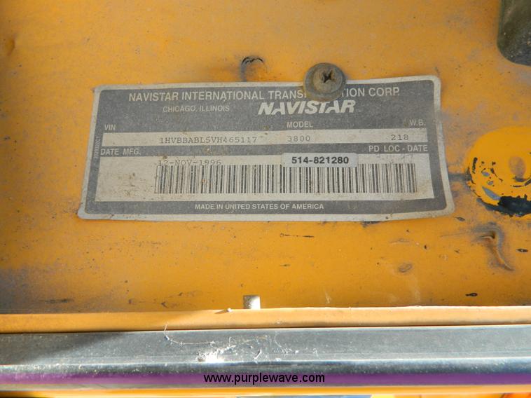 image for item K8084 1997 International 3800 bus