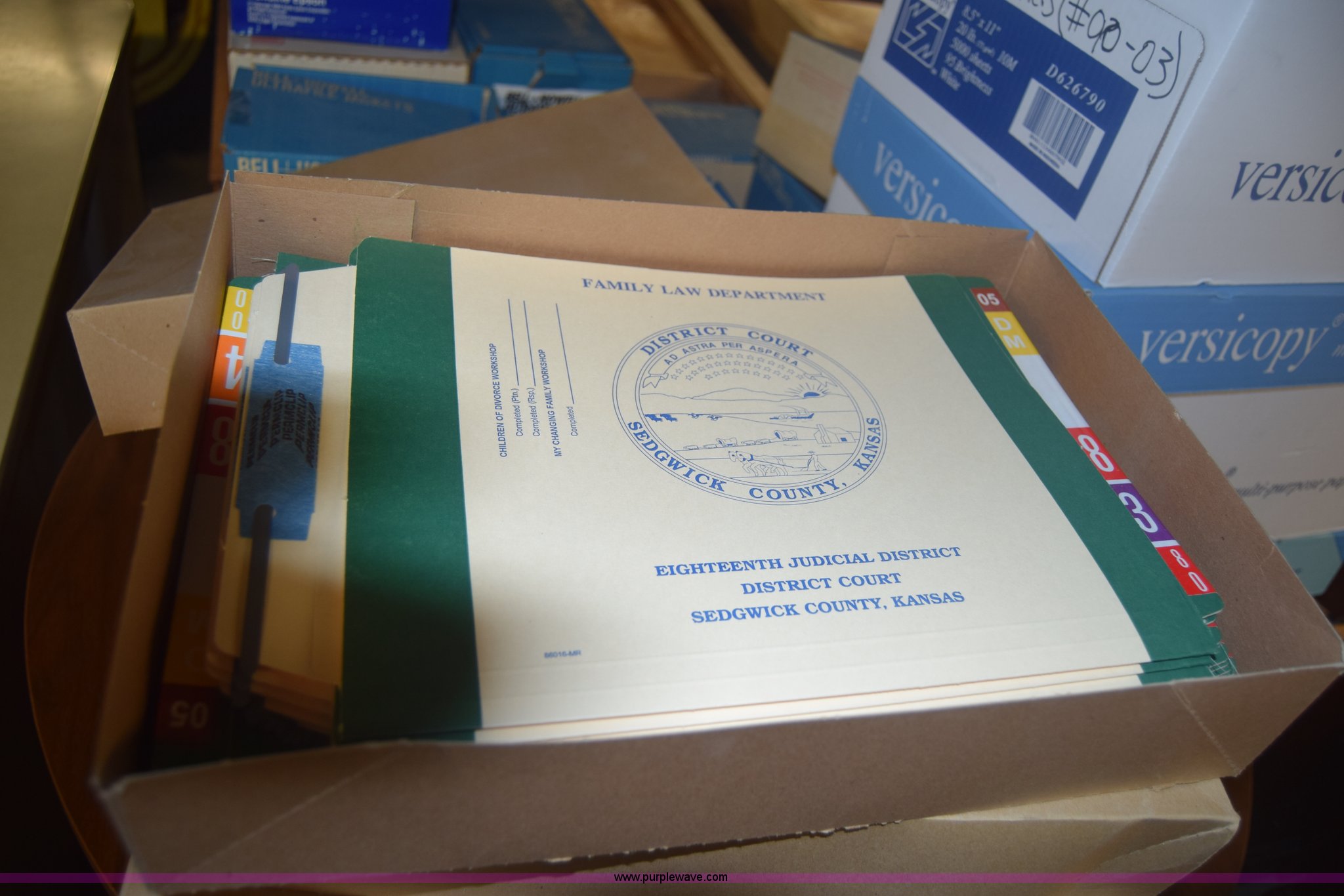 Assorted office supplies in Wichita, KS Item BP9027 sold Purple Wave