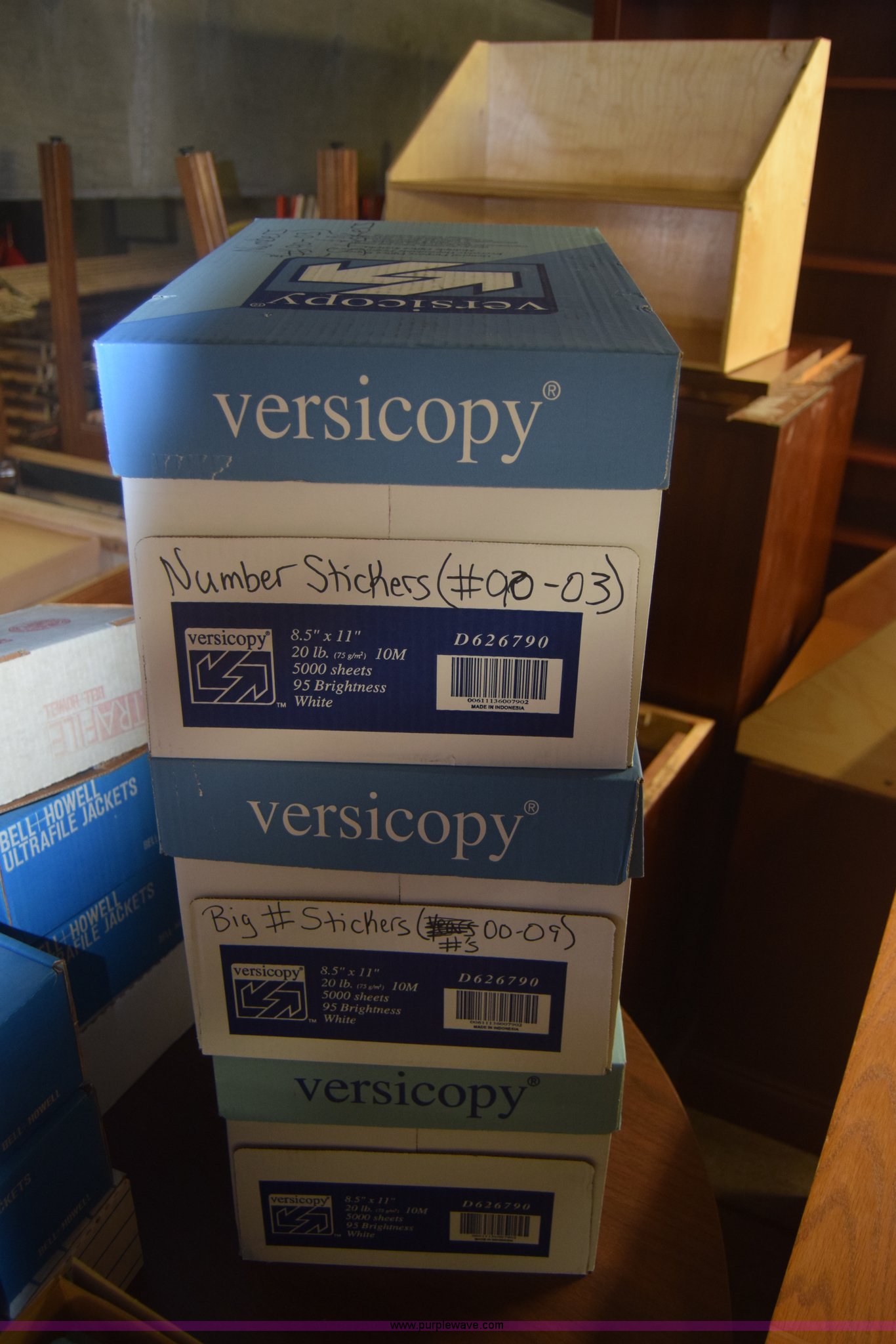 Assorted office supplies in Wichita, KS Item BP9027 sold Purple Wave