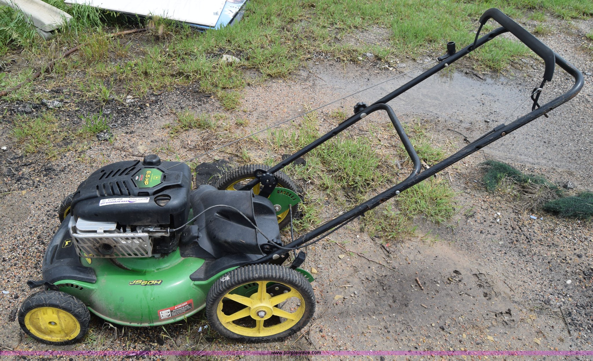 John Deere JS60H push mower in Bel Aire, KS Item BP9073 sold Purple