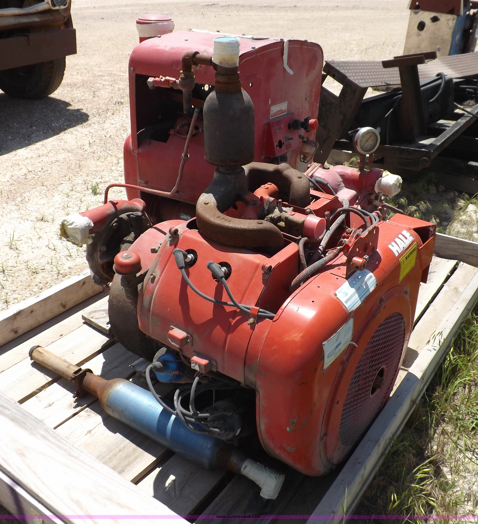 (2) Wisconsin engine and fire pumps in Jetmore, KS Item K3997 sold