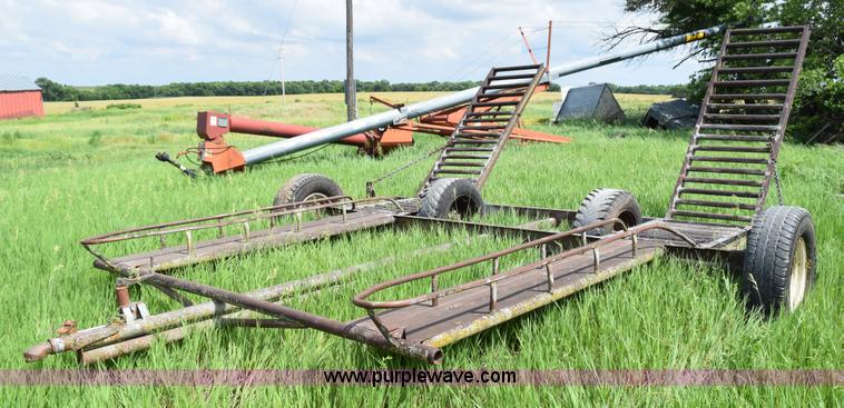 image for item BG9943 Shop built swather trailer