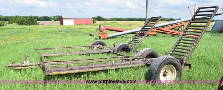 image for item BG9943 Shop built swather trailer