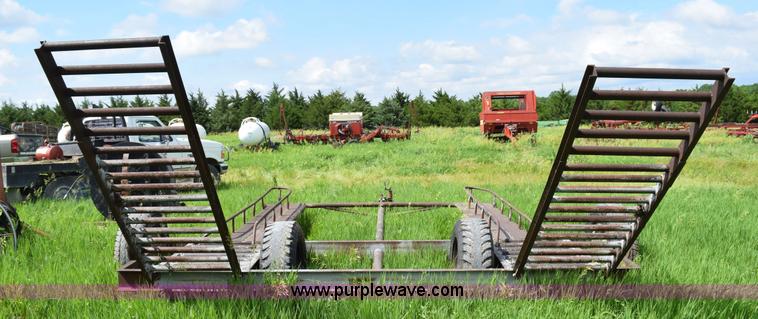 image for item BG9943 Shop built swather trailer