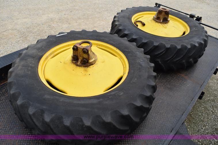 image for item BG9948 (2) tractor dual tires and wheels