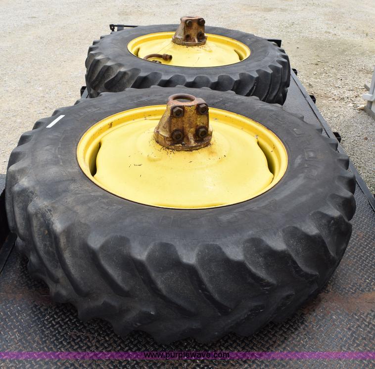 image for item BG9948 (2) tractor dual tires and wheels