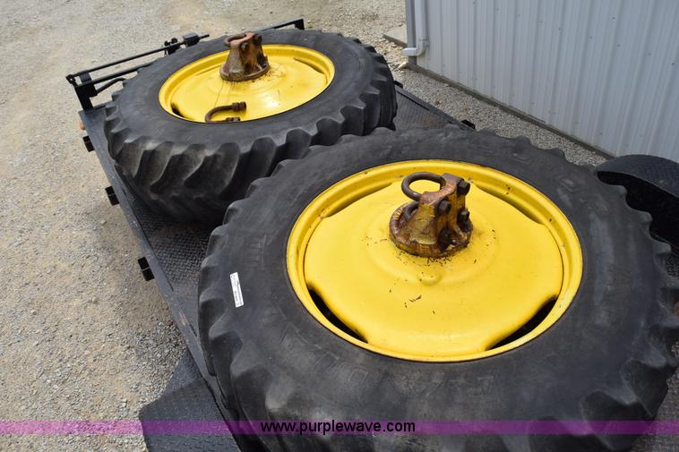 image for item BG9948 (2) tractor dual tires and wheels
