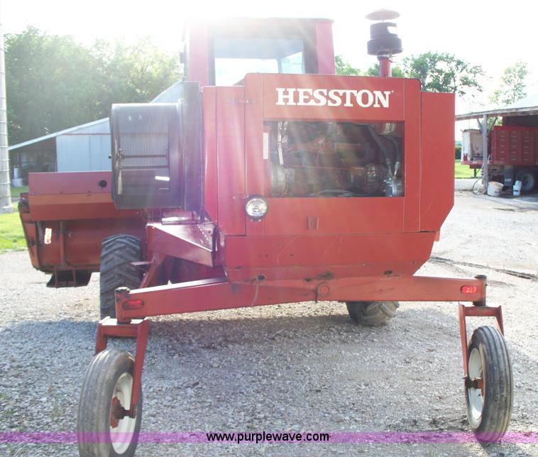 image for item D1554 1982 Hesston 6450 self-propelled windrower